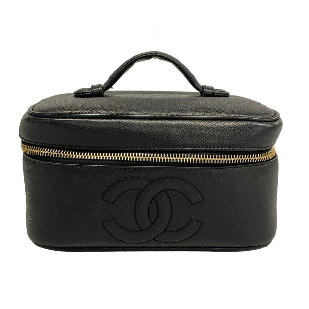 Chanel Black Calfskin Vanity Bag #343582C85B